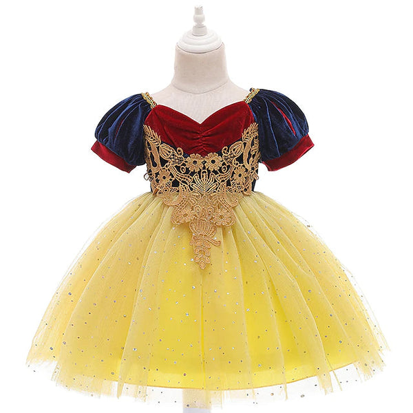 Snow White Fairytale Princess Cosplay Costume Dress Kids' Clothing 1-2 Years - DailySale