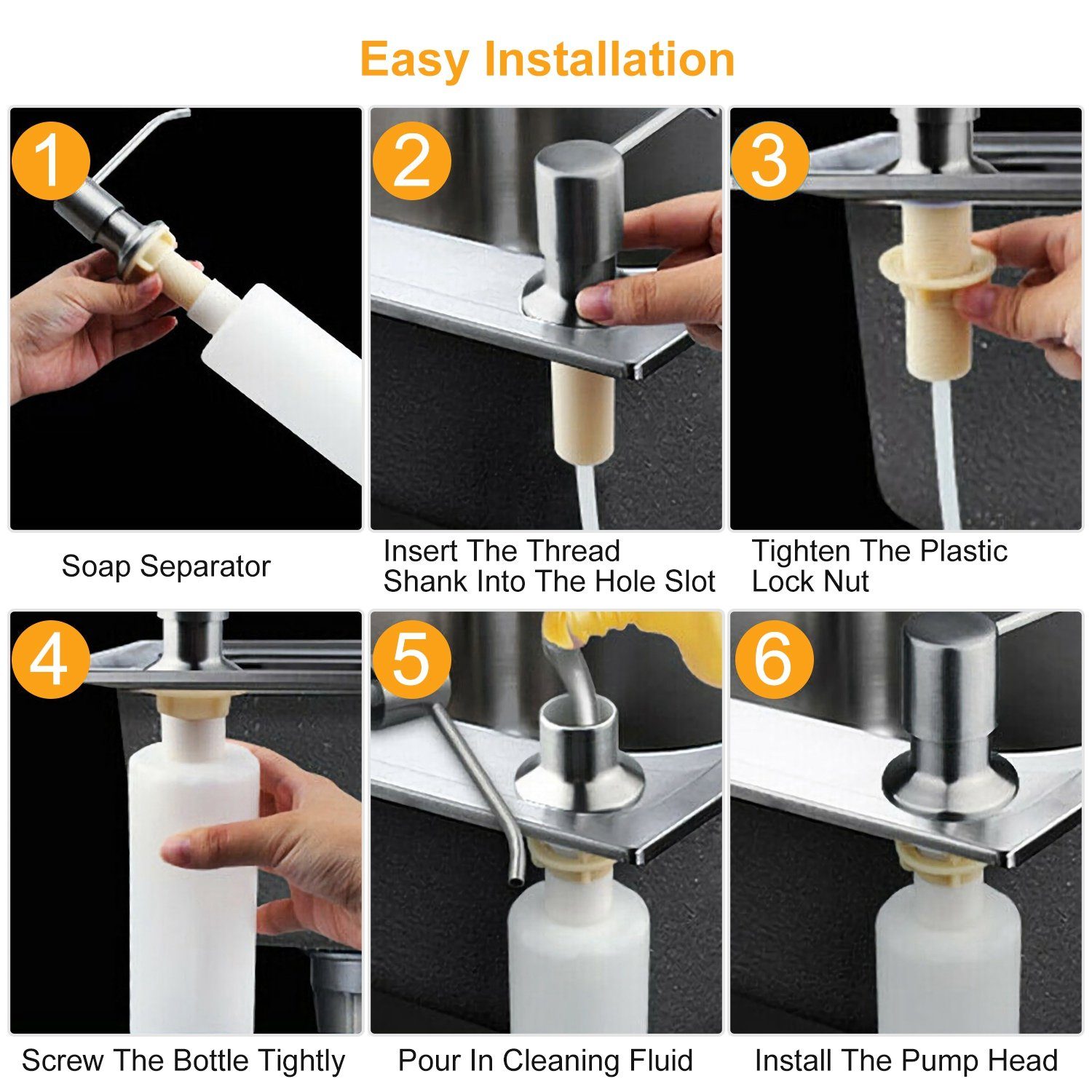 Soap Dispenser For Kitchen Sink   Soap Dispenser For Kitchen Sink Kitchen Dining Dailysale 833255 1600x 