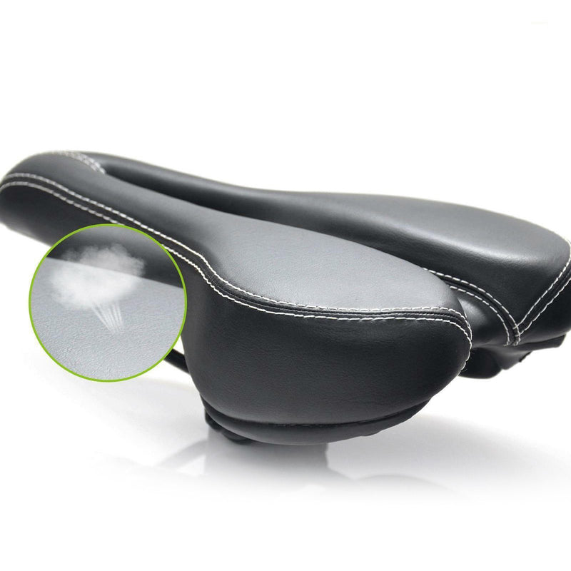 Soft Leather Hollow Bicycle Saddle Seat Sports & Outdoors - DailySale