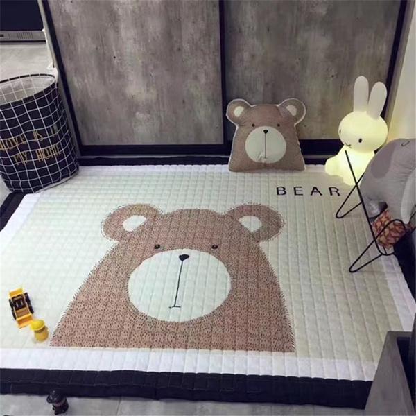 Soft Rectangle Baby Play Mat Baby Bear - DailySale