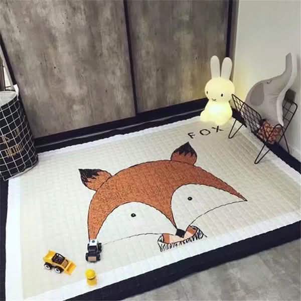 Soft Rectangle Baby Play Mat Baby Fox - DailySale