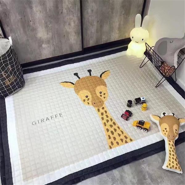 Soft Rectangle Baby Play Mat Baby Giraffe - DailySale