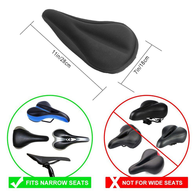 Soft Silicone Gel Bike Seat Saddle Cushion Cover Sports & Outdoors - DailySale