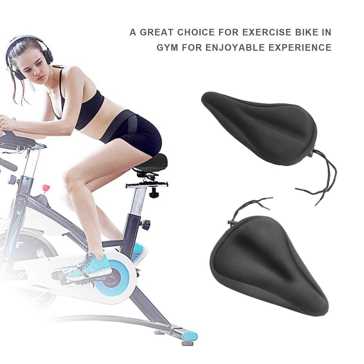 Soft Silicone Gel Bike Seat Saddle Cushion Cover Sports & Outdoors - DailySale