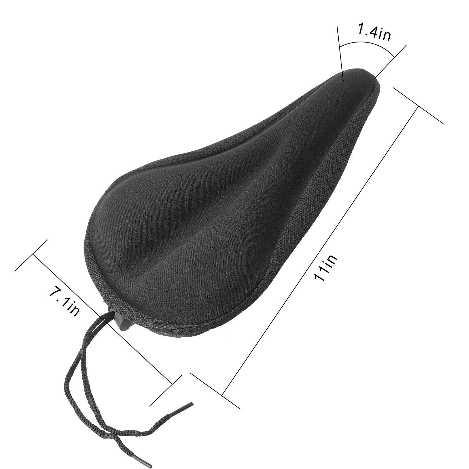 Soft Silicone Gel Bike Seat Saddle Cushion Cover Sports & Outdoors - DailySale