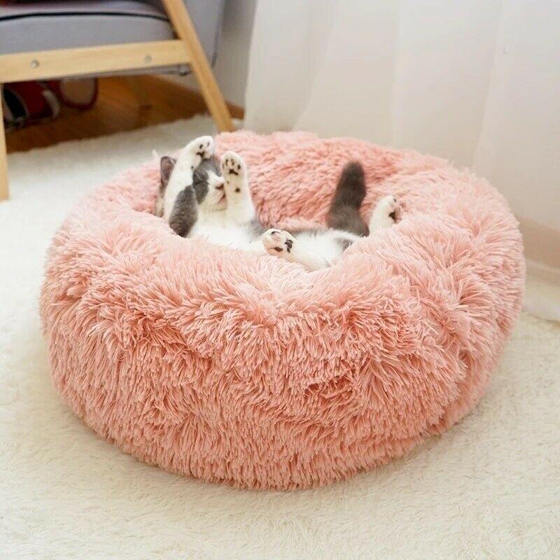 Soft Winter Warm Plush Calming Pet Bed Pet Supplies - DailySale