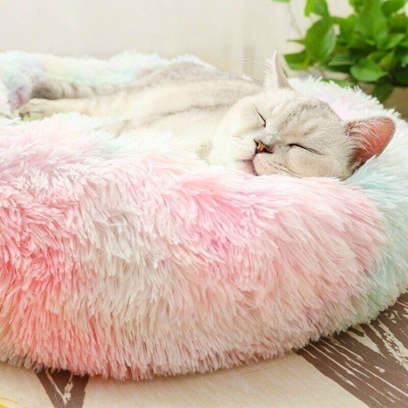 Soft Winter Warm Plush Calming Pet Bed Pet Supplies - DailySale