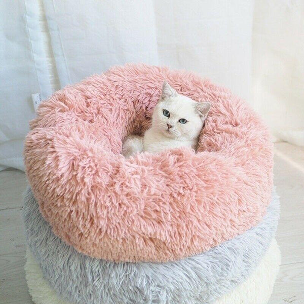 Soft Winter Warm Plush Calming Pet Bed Pet Supplies - DailySale