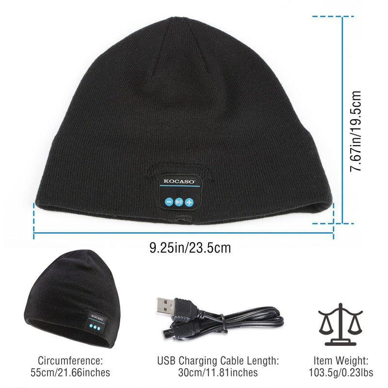 Soft Wireless Beanie Headphone Hat with V4.2 Noise Cancellation Women's Accessories - DailySale