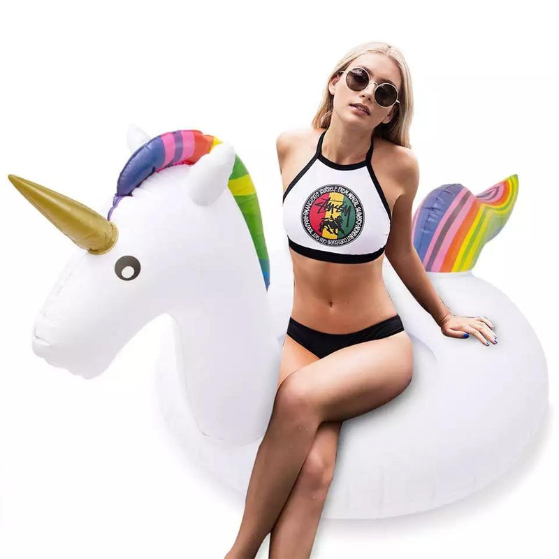 SOL Summer Inflatable Unicorn Pool Float Sports & Outdoors - DailySale
