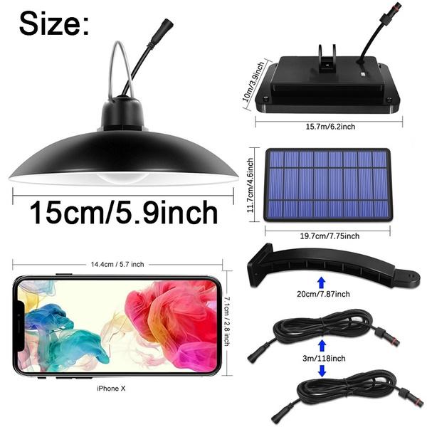 Solar Hanging Lamp for Camping Home Garden Patio Outdoor Lighting - DailySale