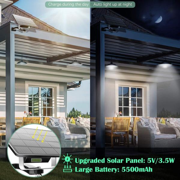 Solar Hanging Lamp for Camping Home Garden Patio Outdoor Lighting - DailySale