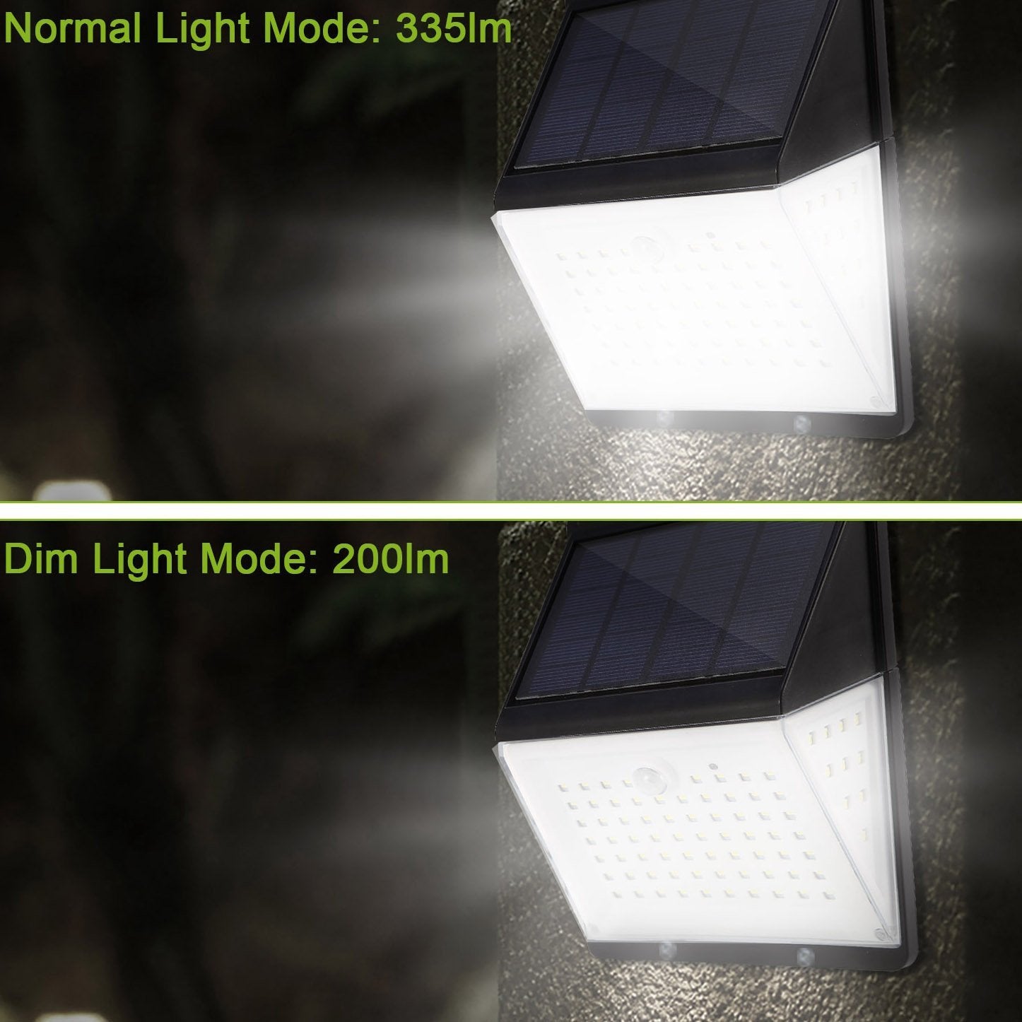 Solar Lights 88 LEDs Outdoor Wall Lamps Outdoor Lighting - DailySale