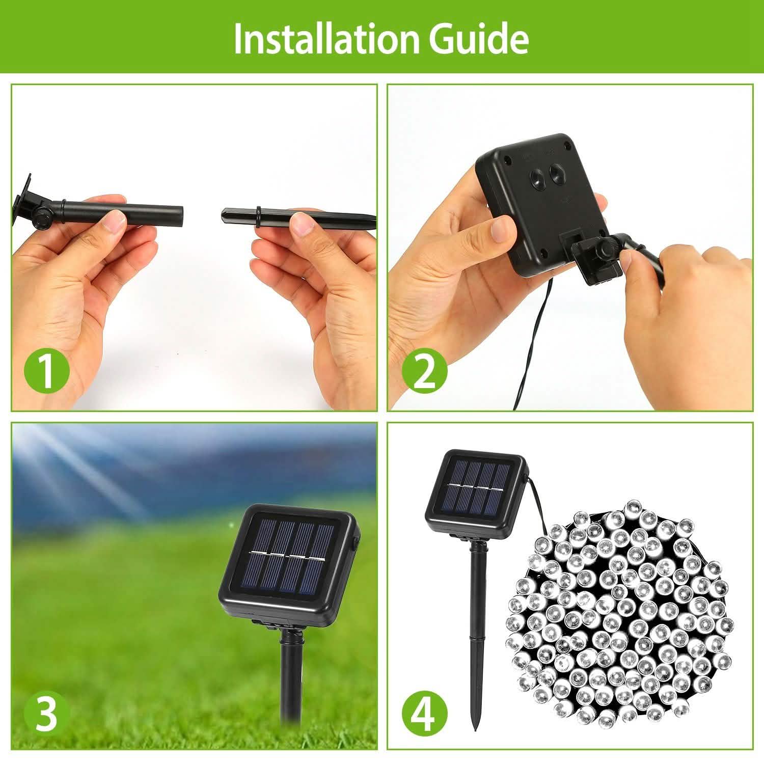 Solar Power LED String Lights Lighting & Decor - DailySale