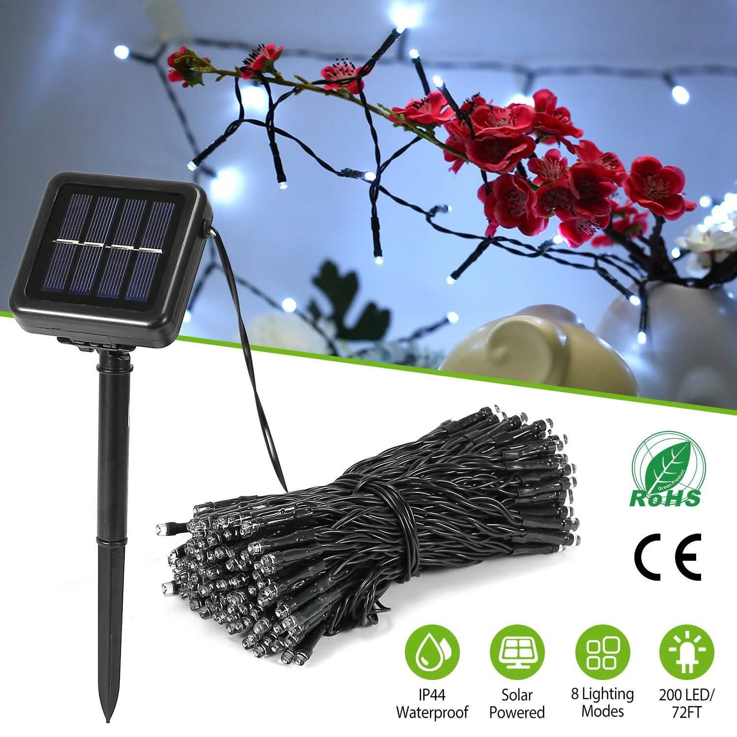 Solar Power LED String Lights Lighting & Decor - DailySale