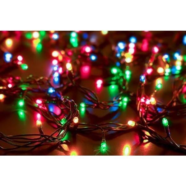 Solar-Powered 100 LED Fairy Light String - Assorted Colors Home Lighting Multi Colored - DailySale