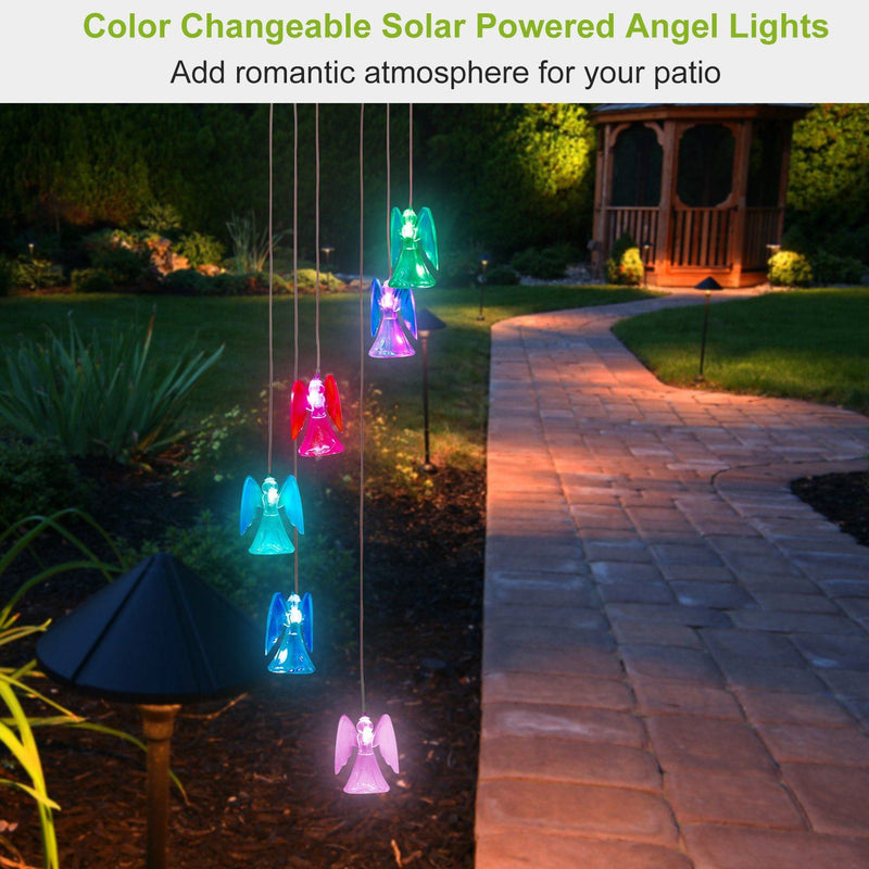 Solar Garden Stake Lights Outdoor, Color Changing Solar Powered LED Lights,  Decorative Waterproof Night Lights for Patio, Lawn, Backyard 3 Pack ( Butterfly, Dragonfly, Hummingbird) 