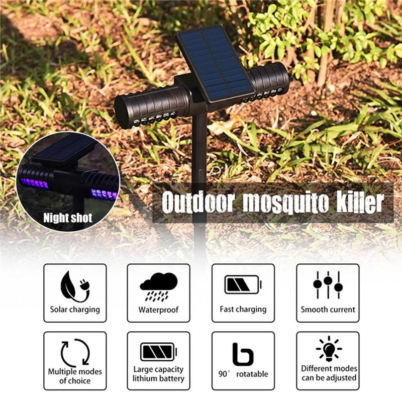 Solar Powered Bug Zapper Pest Control - DailySale