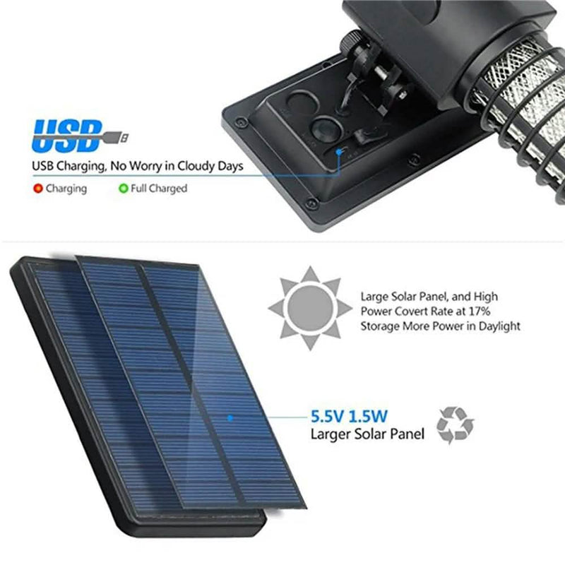 Solar Powered Bug Zapper Pest Control - DailySale