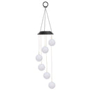 Solar Powered LED Ball Wind Chimes - Color Changing LED String Light Garden & Patio - DailySale