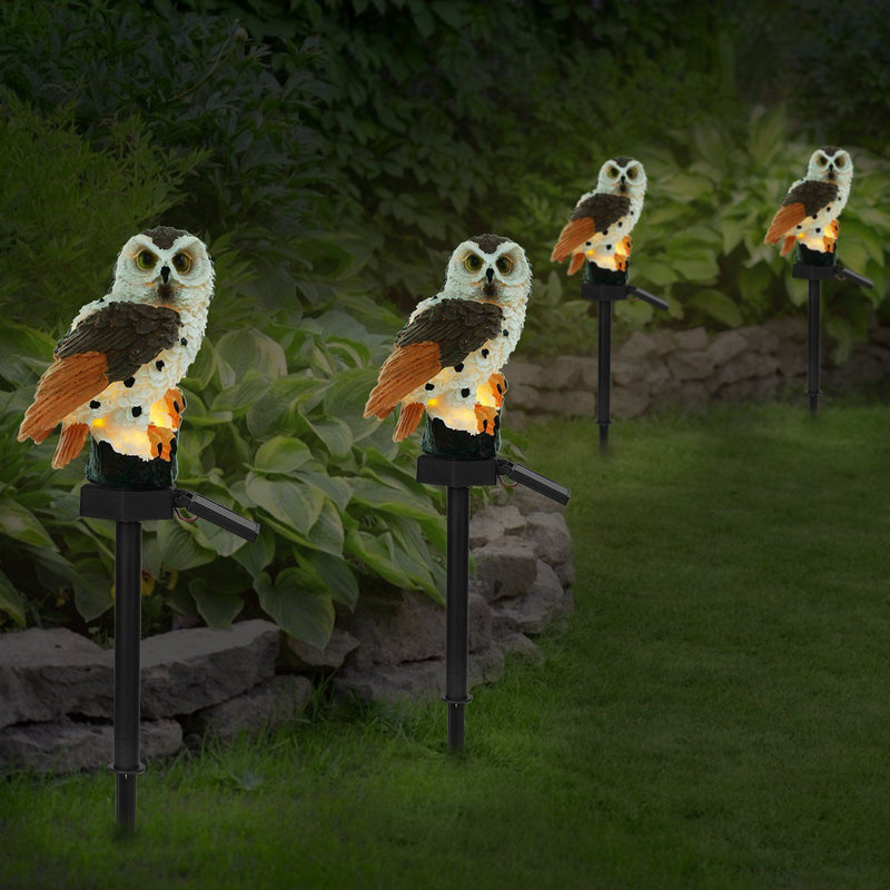 Solar Powered Owl Garden Light IP65 Waterproof Outdoor Lighting - DailySale