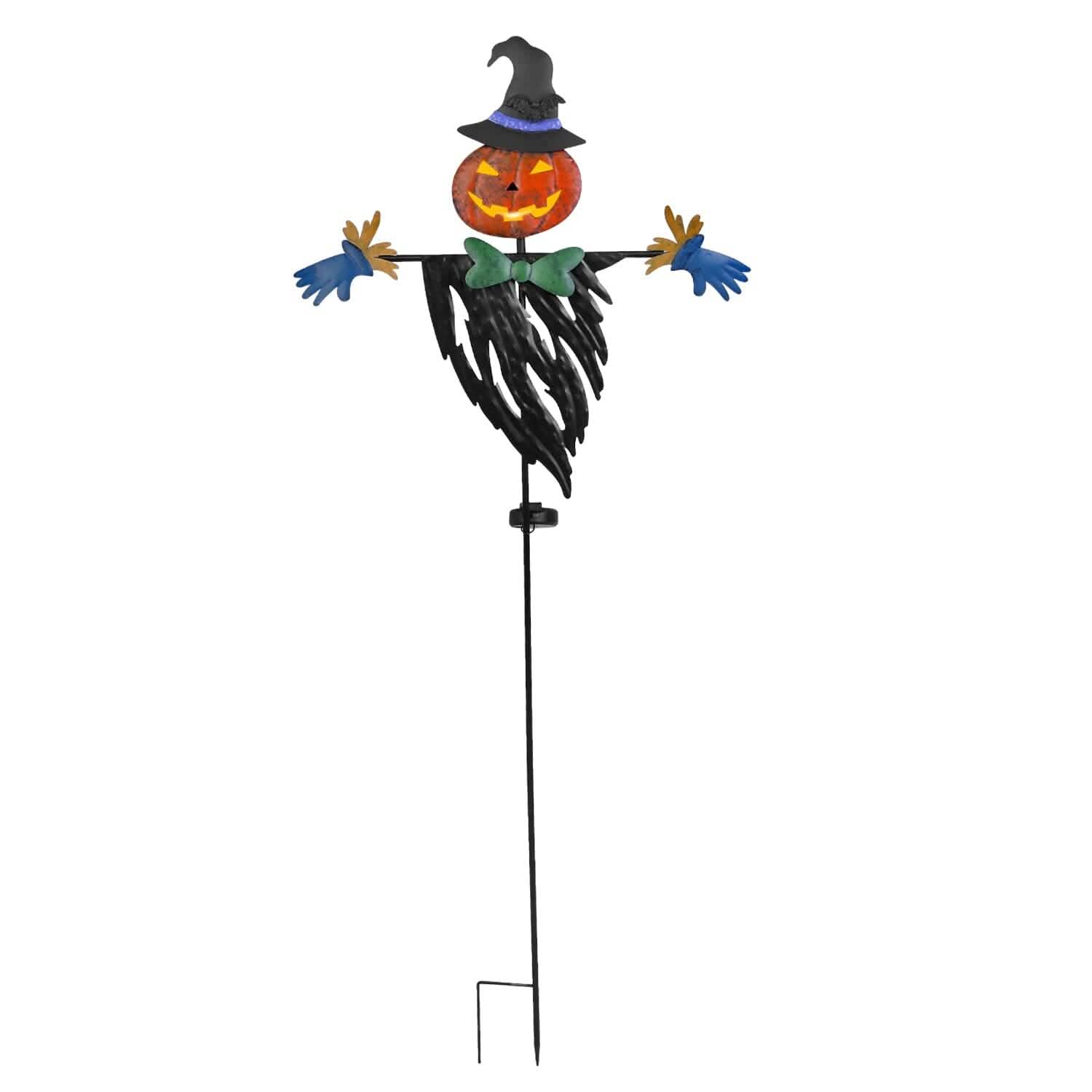 Solar Powered Scarecrow Shape Stake Light Halloween Decoration Holiday Decor & Apparel - DailySale
