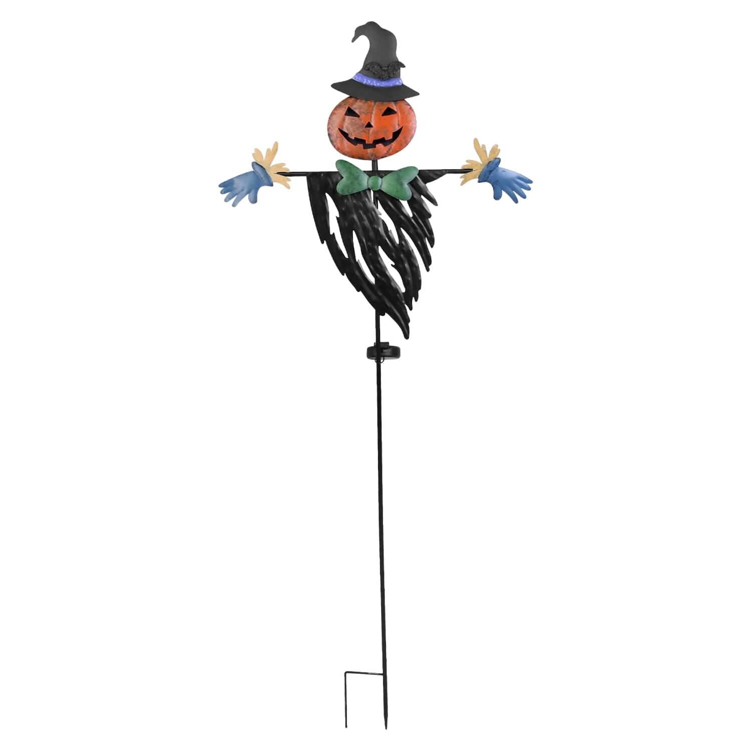 Solar Powered Scarecrow Shape Stake Light Halloween Decoration Holiday Decor & Apparel - DailySale