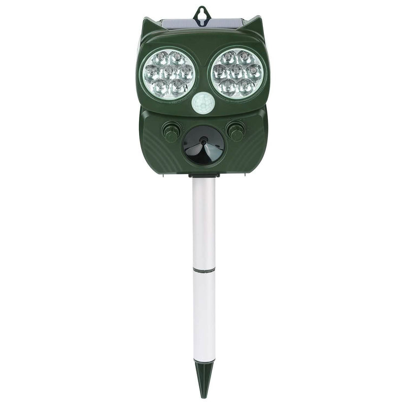 Solar Powered Ultrasonic Animal Repeller PIR Motion Sensor Pest Control - DailySale