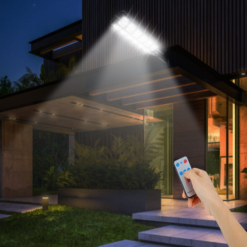 Solar Powered Wall Light Beads PIR Motion Sensor Outdoor Lighting - DailySale