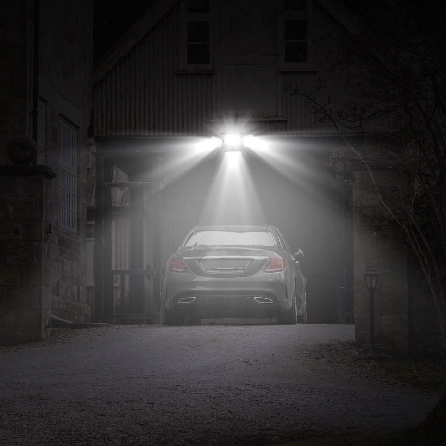 Solar Powered Wall Lights Outdoor Motion Sensor Lamps Outdoor Lighting - DailySale