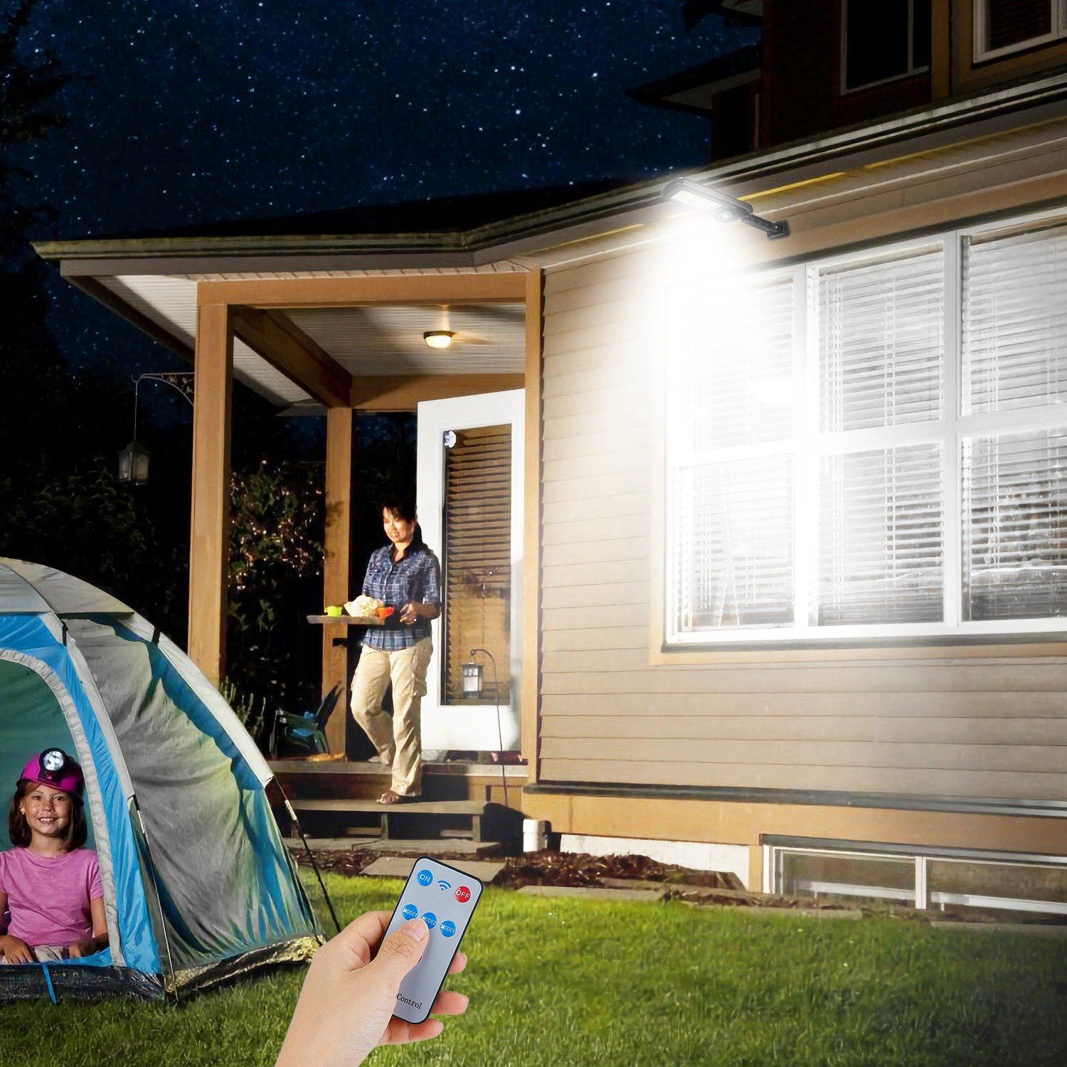 Solar Powered Wall Outdoor Lights Outdoor Lighting - DailySale