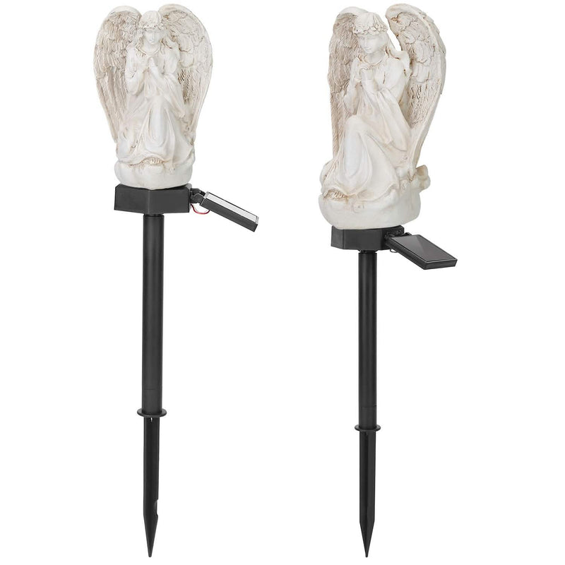 Solar Praying Angle Statue Garden Light Outdoor Lighting - DailySale