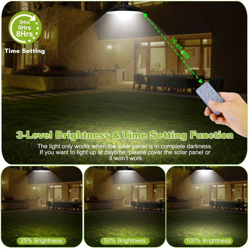 Solar Shed Light Sensor Hanging Lamp Outdoor Lighting - DailySale