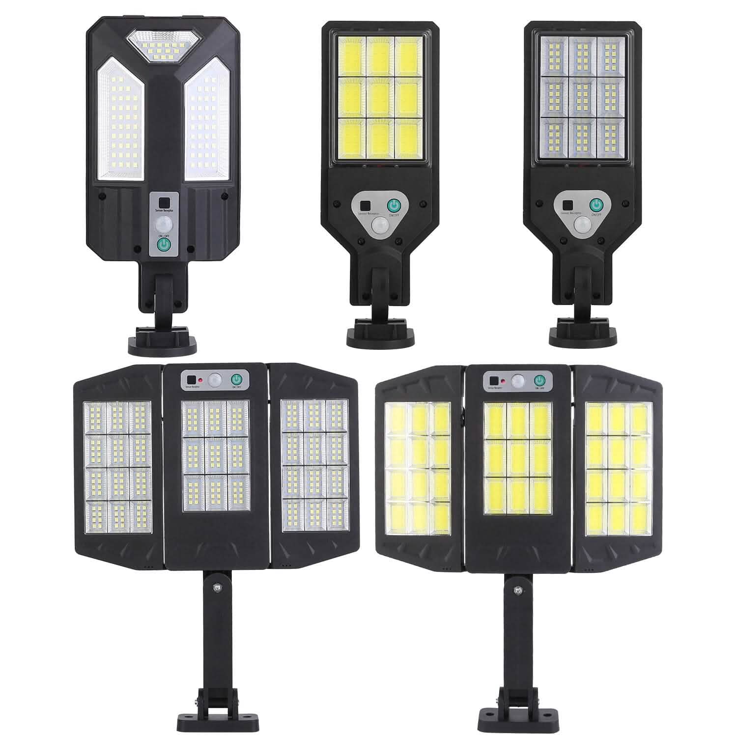 Solar Wall Light Outdoor Beads PIR Motion Sensor Remote Control Wireless Lamps Outdoor Lighting - DailySale