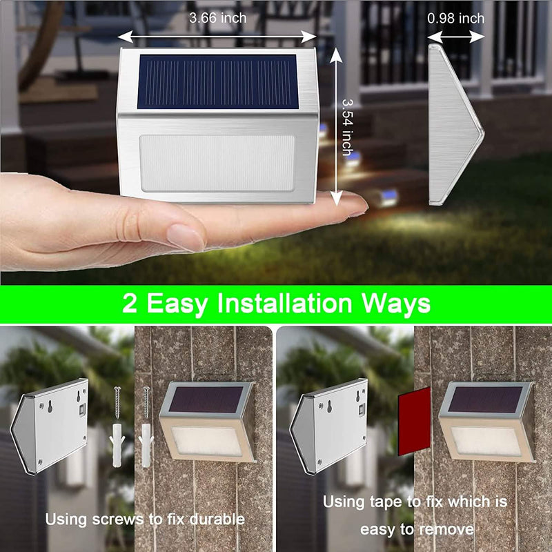 Solar Waterproof Outdoor Lights Outdoor Lighting - DailySale