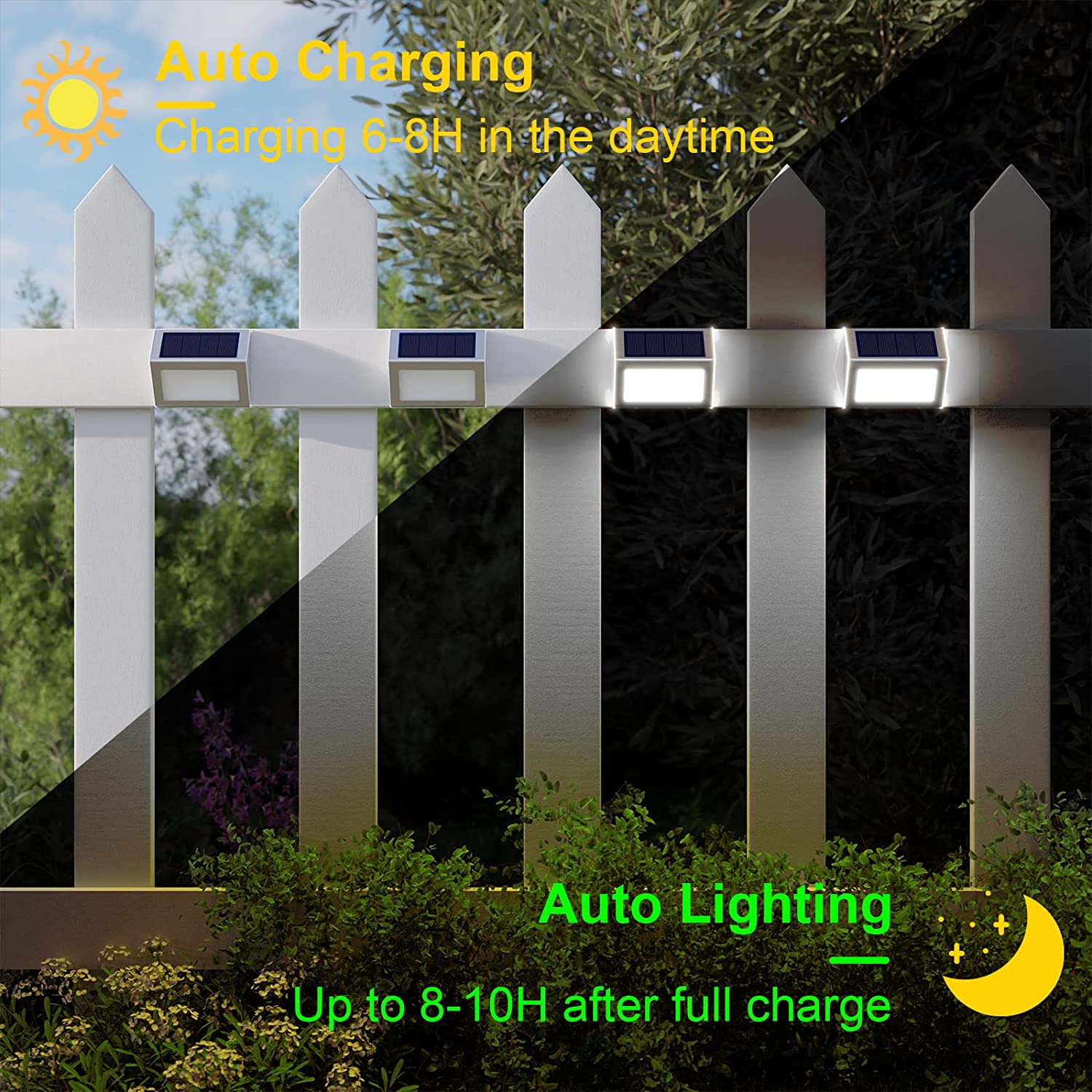 Solar Waterproof Outdoor Lights Outdoor Lighting - DailySale