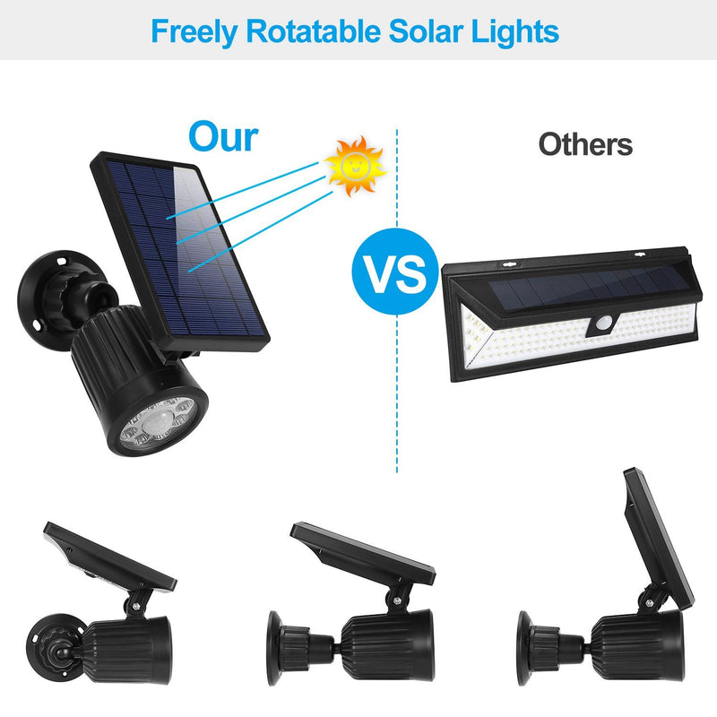 Solarek Lights Outdoor Solar Powered LED Spotlights Outdoor Lighting - DailySale
