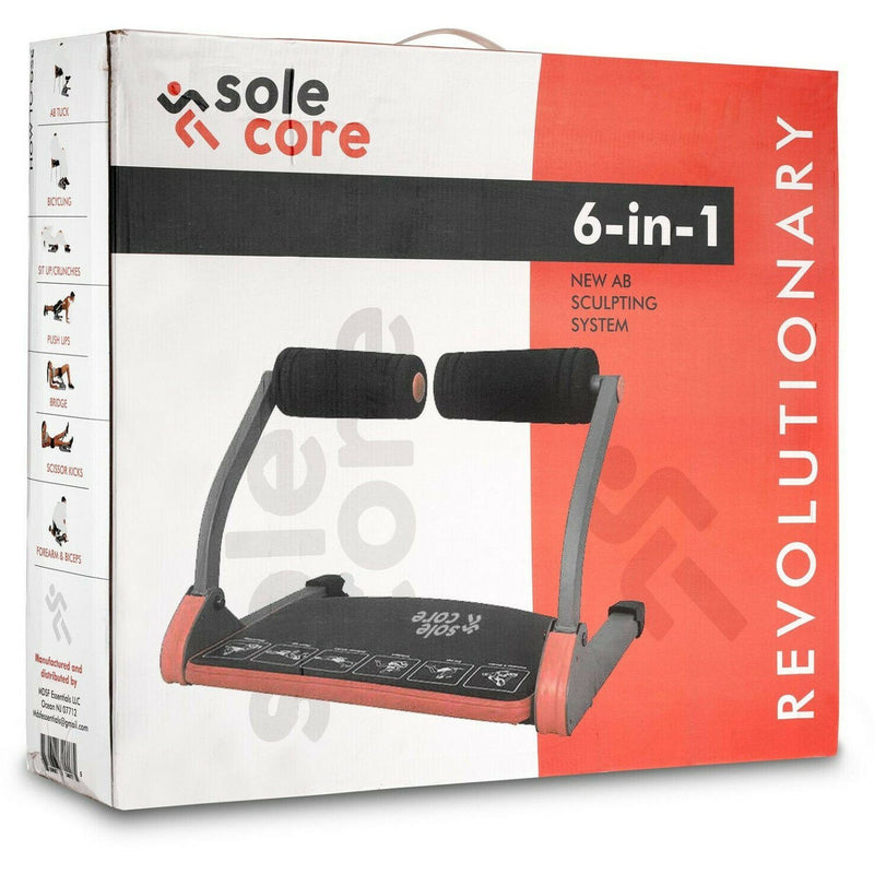 SoleCore Smart Fitness Equipment 6-in-1 Ab Sculpting System Fitness - DailySale