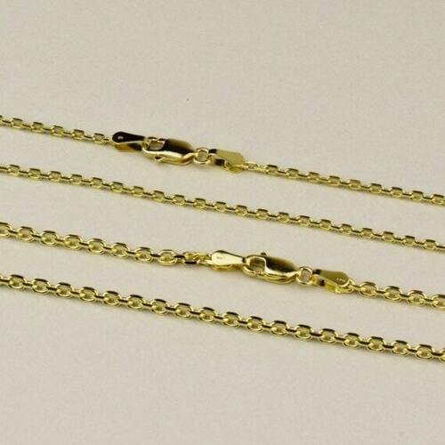 Solid 14K Gold Cable Chain Necklace Necklaces - DailySale