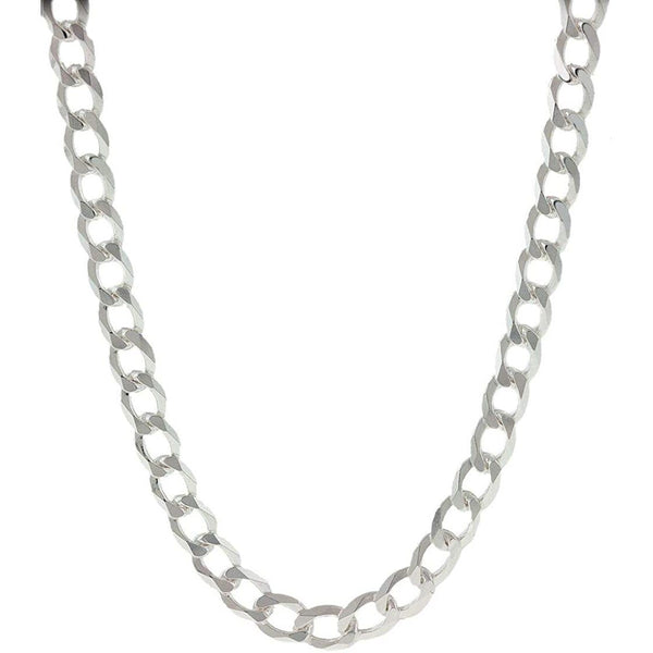 Solid 925 Sterling Silver 4.5mm Cuban Chain Necklace Necklaces 18" - DailySale