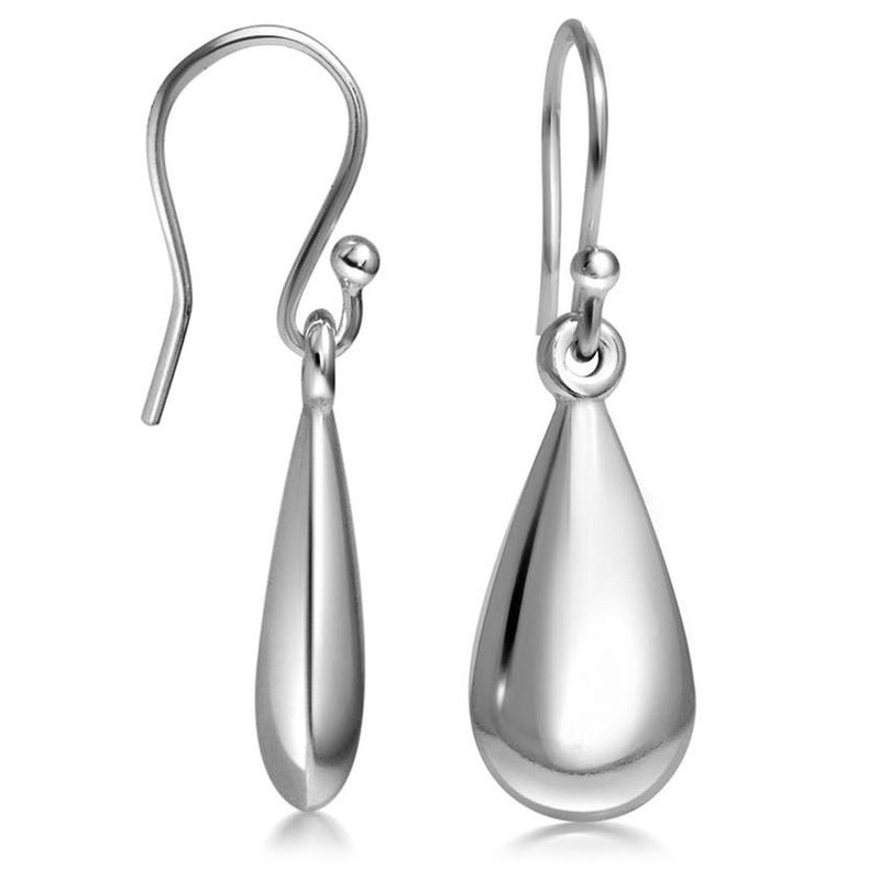 Solid Sterling Pear Shape Hanging Earrings By Paolo Fortelini Jewelry - DailySale
