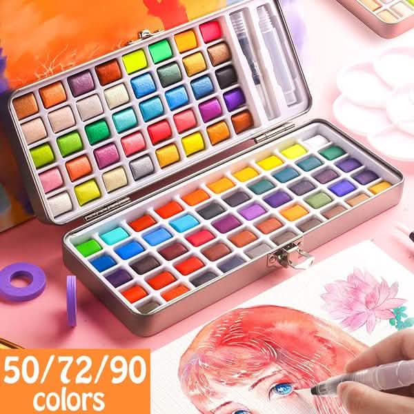 Solid Watercolor Pigment Set Everything Else - DailySale