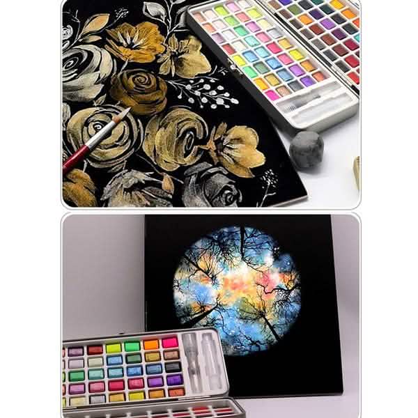 Solid Watercolor Pigment Set Everything Else - DailySale