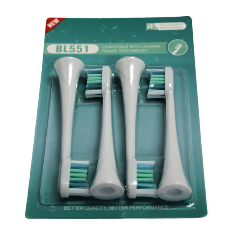 Sonic Replacement Toothbrush Heads Beauty & Personal Care 4-Pack - DailySale