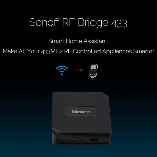 SONOFF® RF Bridge WIFI 433 MHz Replacement Smart Home Automation Universal Switch Everything Else - DailySale