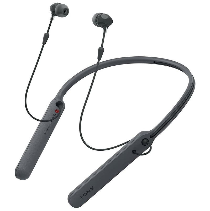 Sony - C400 Wireless Behind-Neck in Ear Headphone - Black Headphones - DailySale