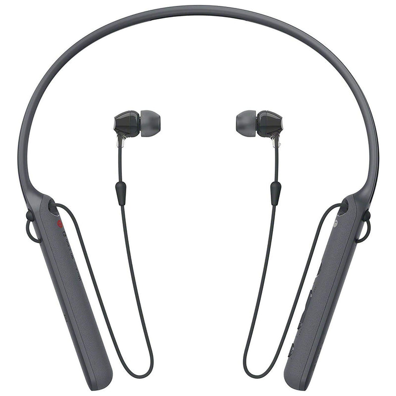 Sony - C400 Wireless Behind-Neck in Ear Headphone - Black Headphones - DailySale