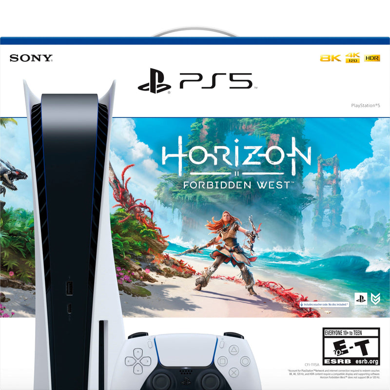 Sony PlayStation 5 Console Horizon Forbidden West Bundle Disk Video Games & Consoles - DailySale