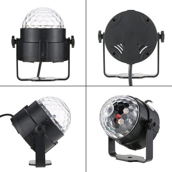 Sound Activated Rotating Disco Ball Party Lights Strobe Light Indoor Lighting - DailySale