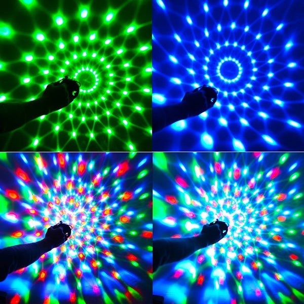 Sound Activated Rotating Disco Ball Party Lights Strobe Light Indoor Lighting - DailySale